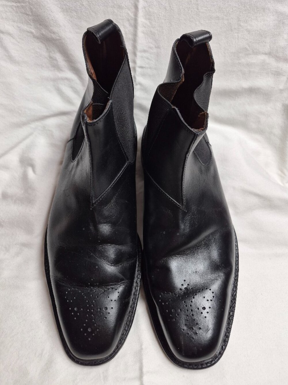 Allen Edmonds Haight Black Chelsea Boots 10.5